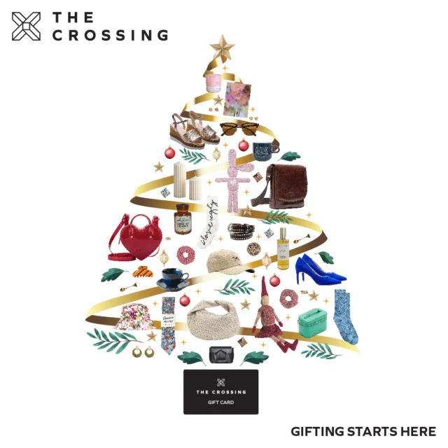🎄 Bring back the magic of gifting this Christmas at The Crossing! Whether it’s finding the perfect treasure or giving the gift of choice with a Crossing Gift Card, there’s something for everyone. 🎁

Our gift card can be used for shopping, a little pampering, or even a lovely brunch, lunch, or dinner—so versatile it’s bound to delight. Pick yours up from the Customer Service Desk on Level 1.

With easy parking and endless options, Christmas shopping has never been so enjoyable! ✨🎅